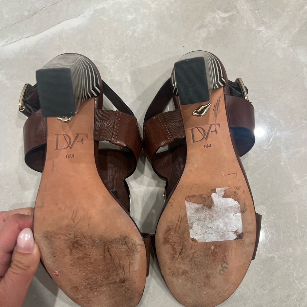 Diane von Furstenberg sandals size 6 - Picture 9 of 9
